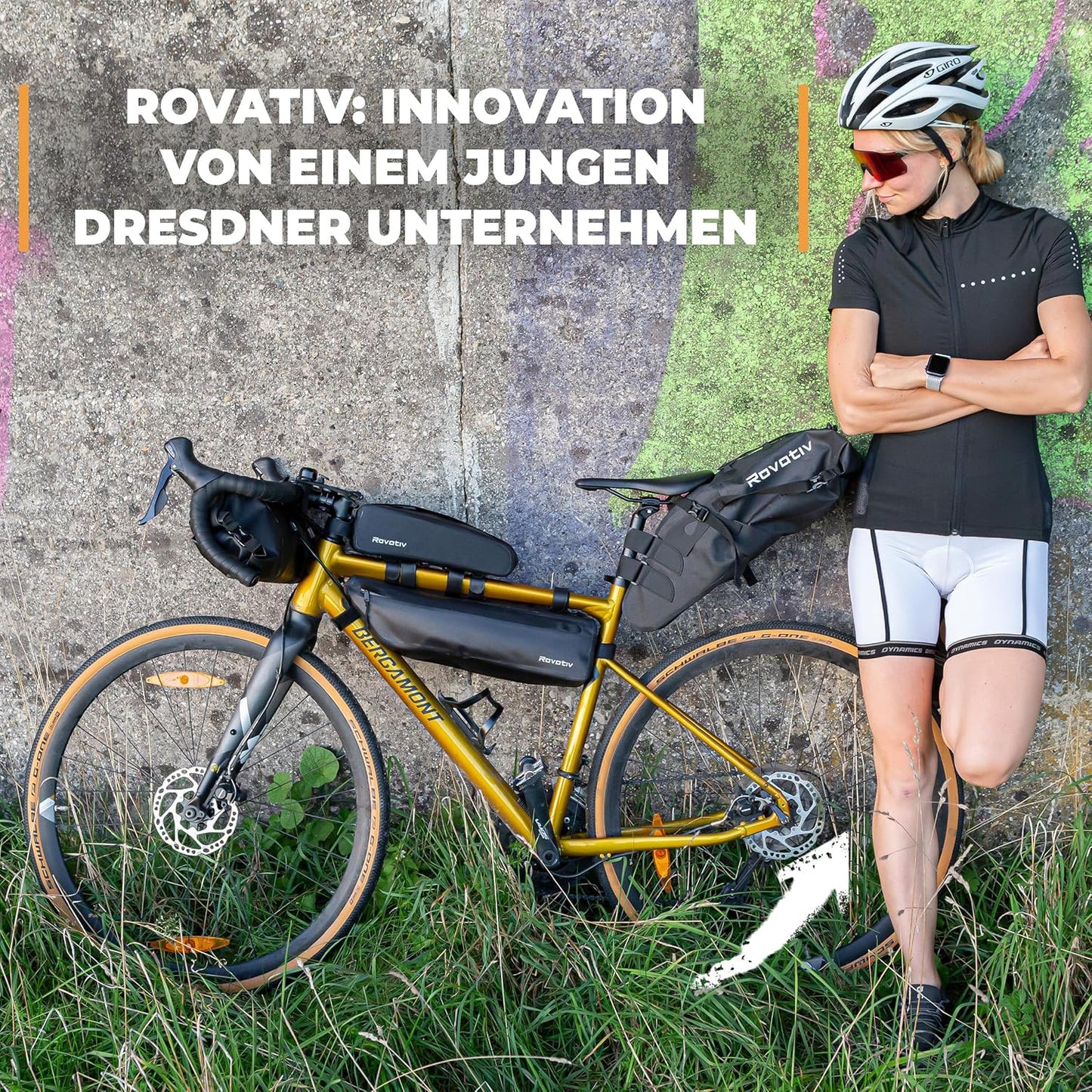 Bikepacking Rahmentasche, 46cm