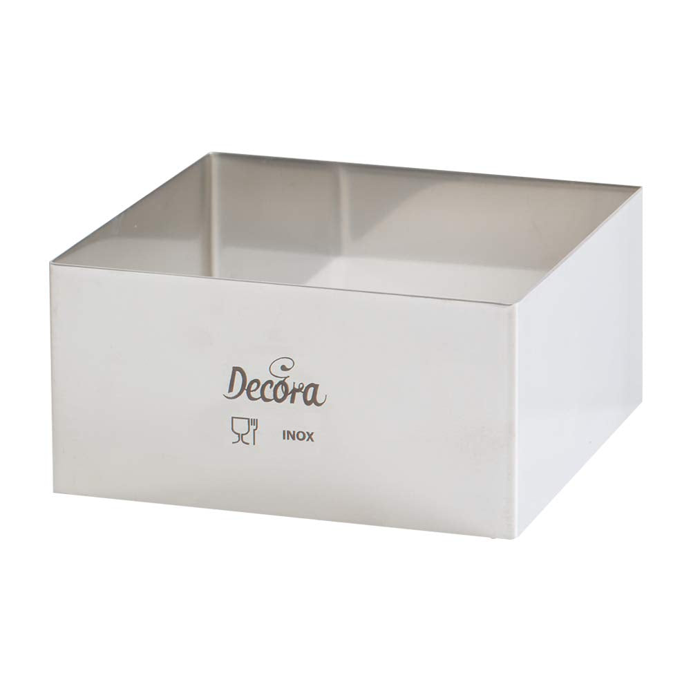 Quadratischer Tortenring, 20 x 20 x 4,5 cm