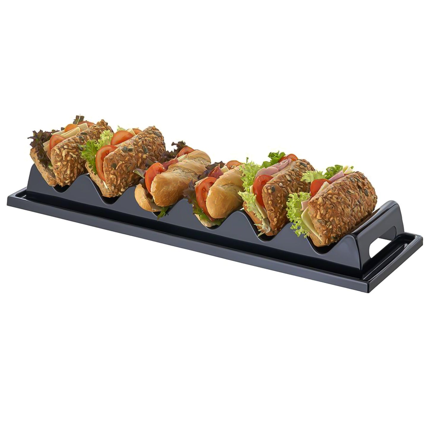 Snackpresenter mit 6 Mulden