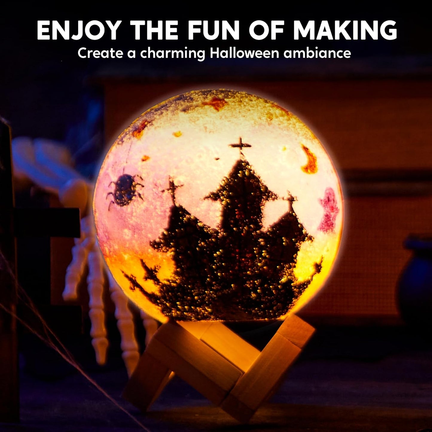 Mondlampe DIY Bastelset, Mond