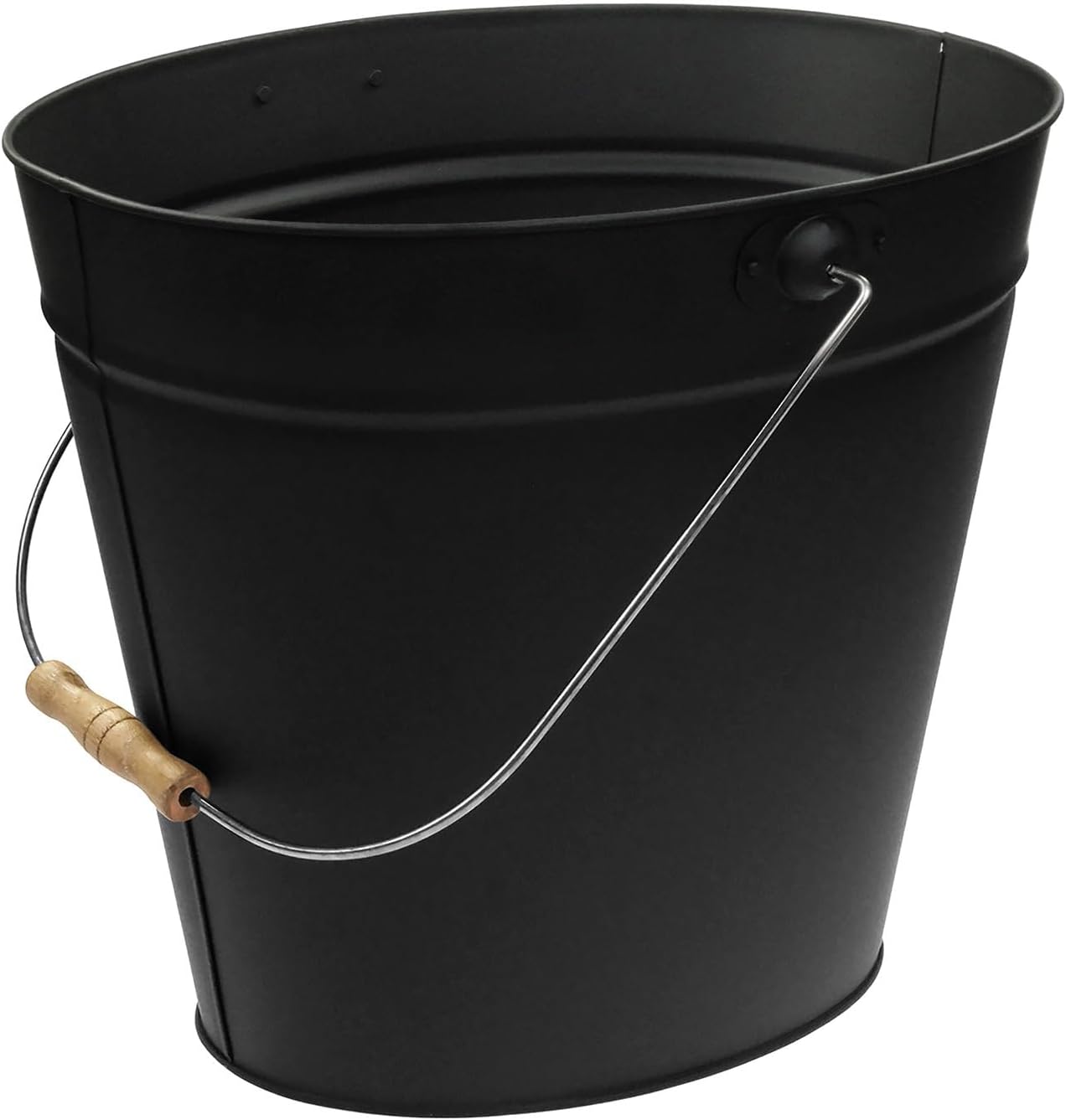 Ascheeimer mit Deckel, 24 Liter