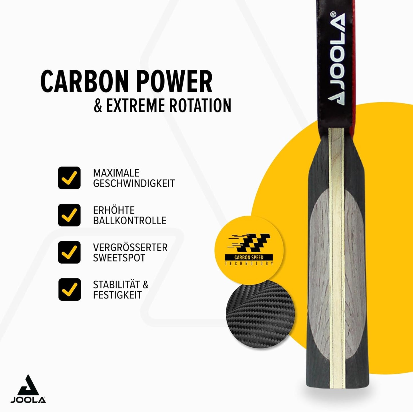 Rosskopf Carbon Tischtennisschläger, Single / Rosskopf Carbon
