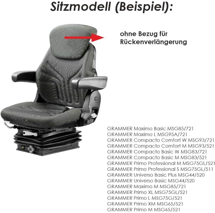 Schonbezug für Landmaschinen-Sitze FS7, FS7