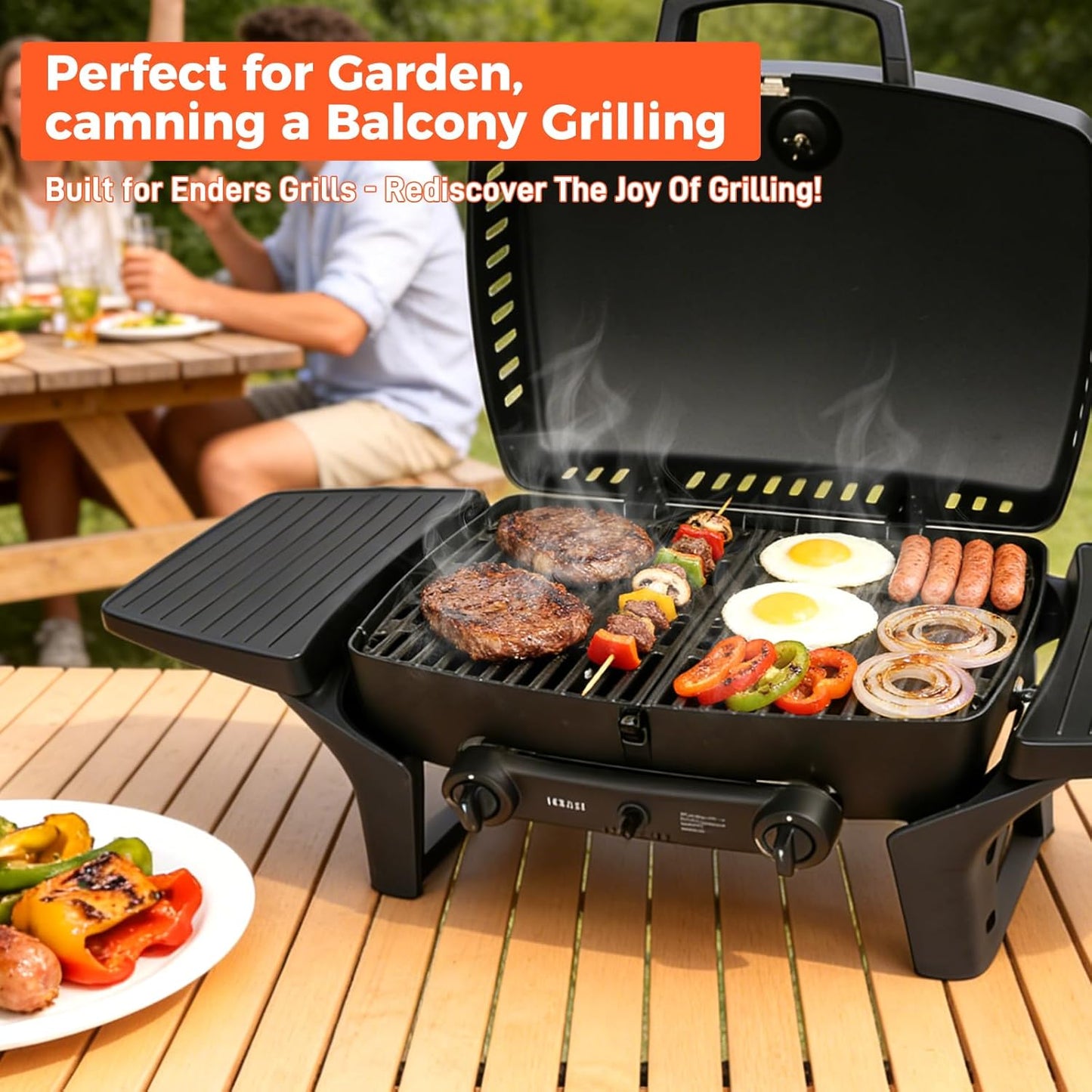 Gusseisen Grillrost Set, 7648