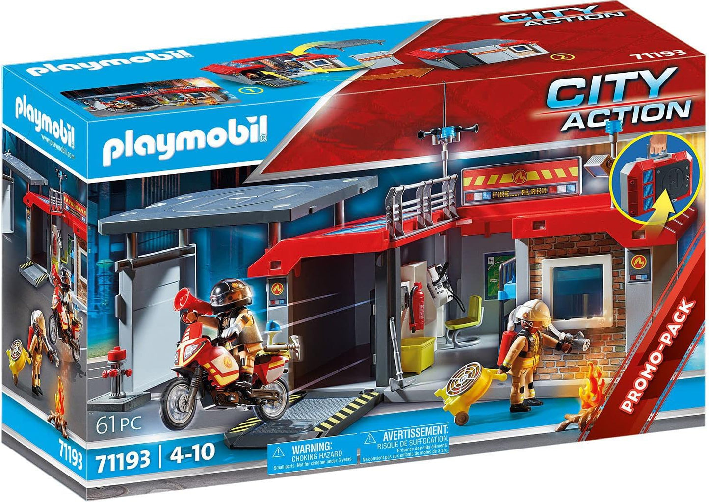 71193 City Action Mitnehm-Feuerwehrstation, Konstruktionsspielzeug