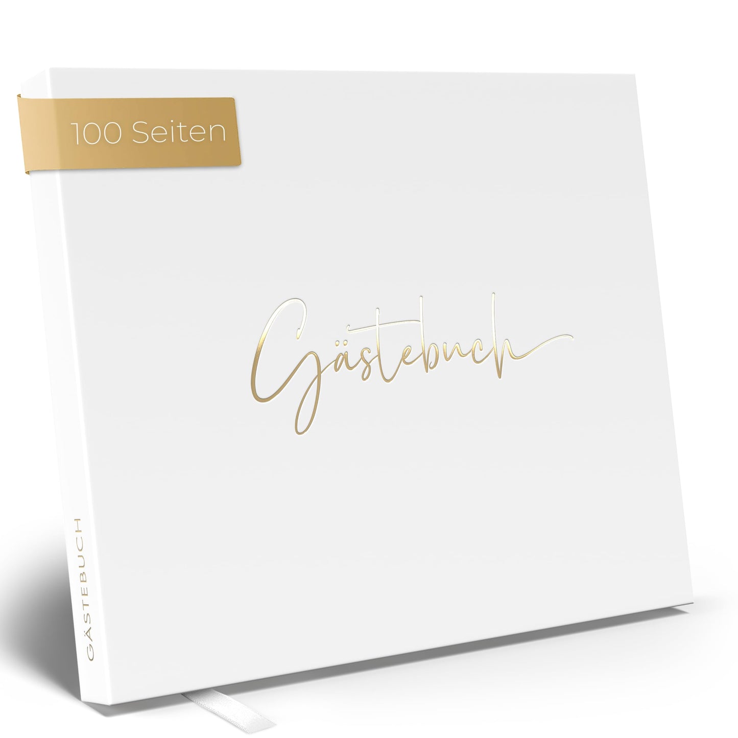 Gästebuch für Hochzeit und besondere Anlässe, Weiss