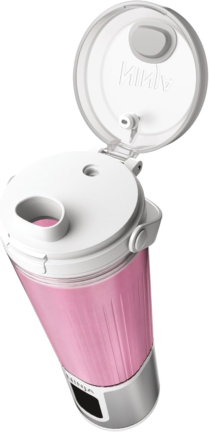 Blast Tragbarer Mixer mit USB-C-Ladefunktion, Weiss/Opulenter Garten