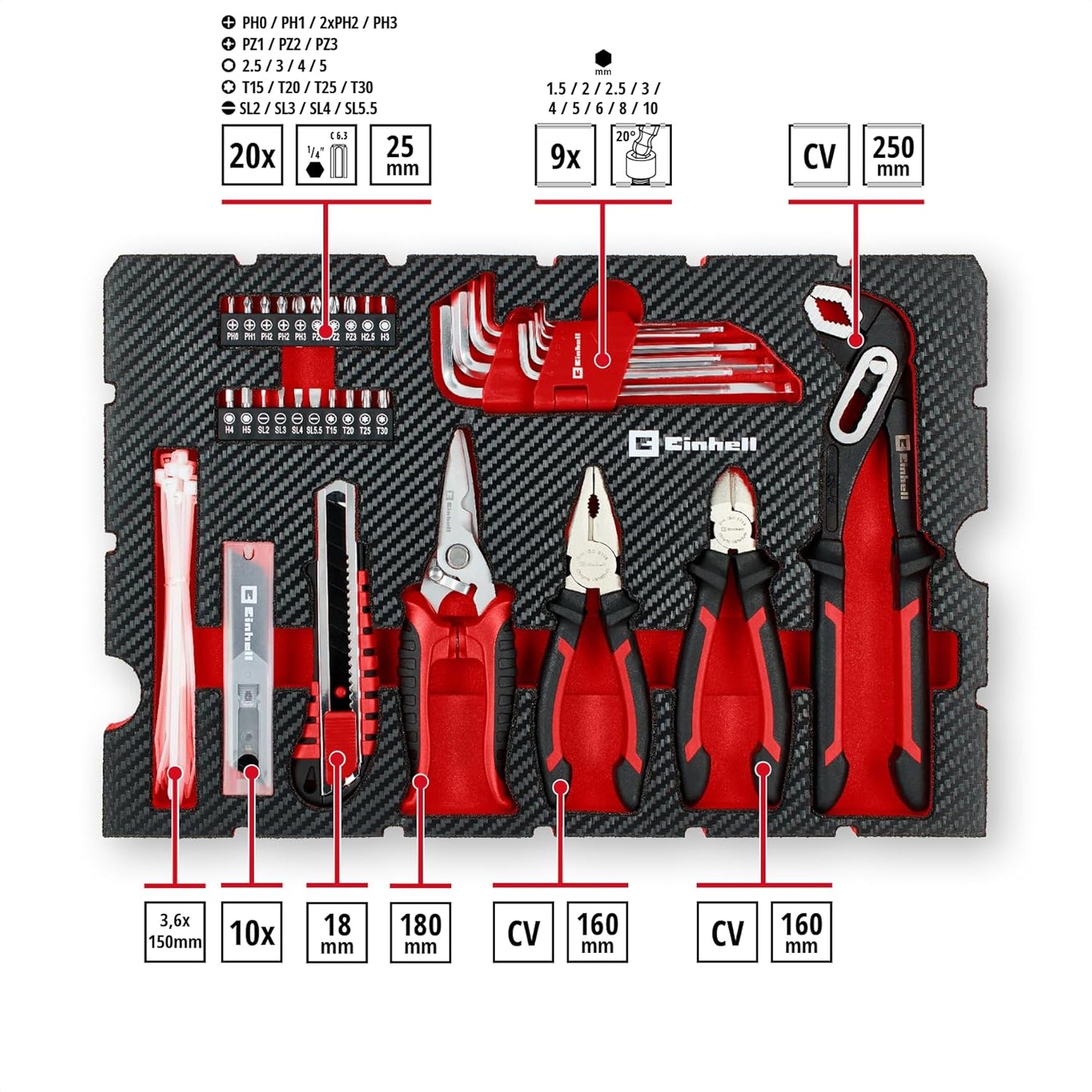 Werkzeugkoffer Umzug-Set, Umzug