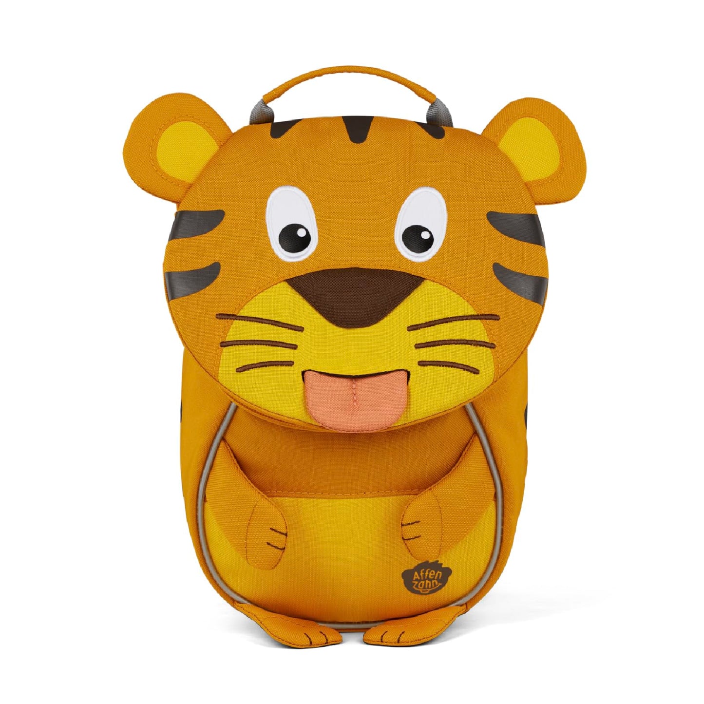 Kinderrucksack Kleiner Freund mit Ergonomie und Reflektoren, Einheitsgrösse Tiger - Gelb
