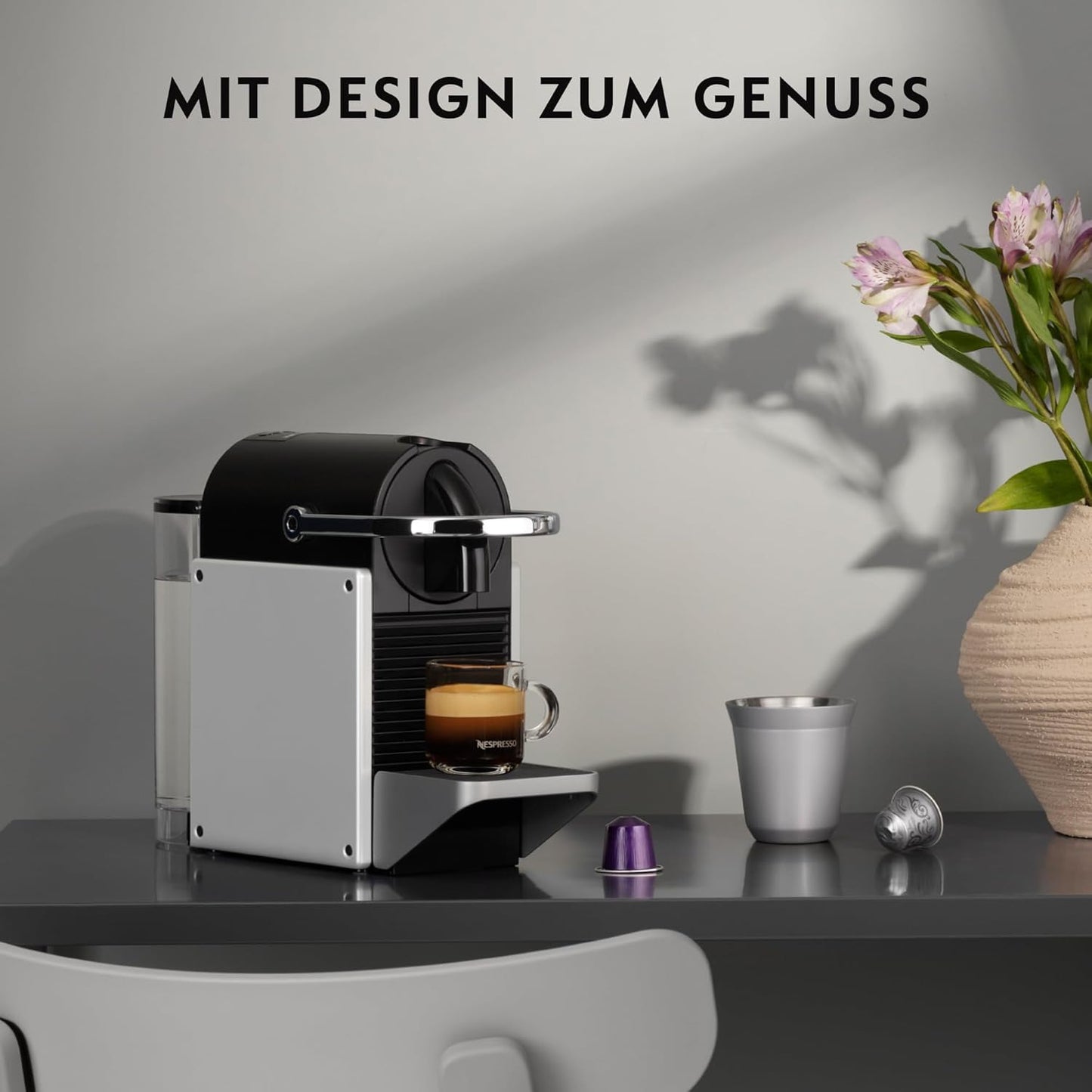 Nespresso Pixie EN127.S mit ECO-Modus, EN127.S