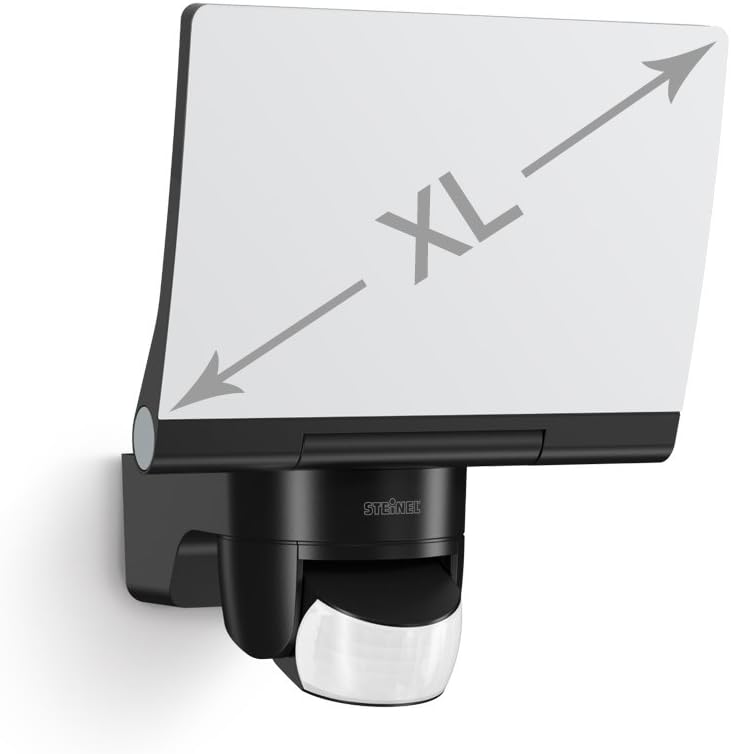 XLED Home 2 - LED-Strahler mit Bewegungsmelder, Schwarz Mit Bewegungsmelder Single