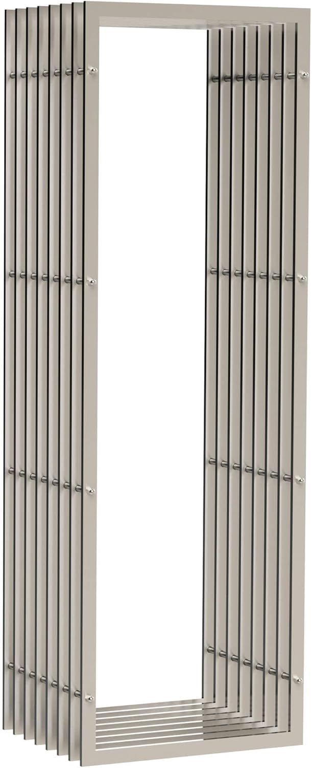 Kaminholzregal aus Edelstahl