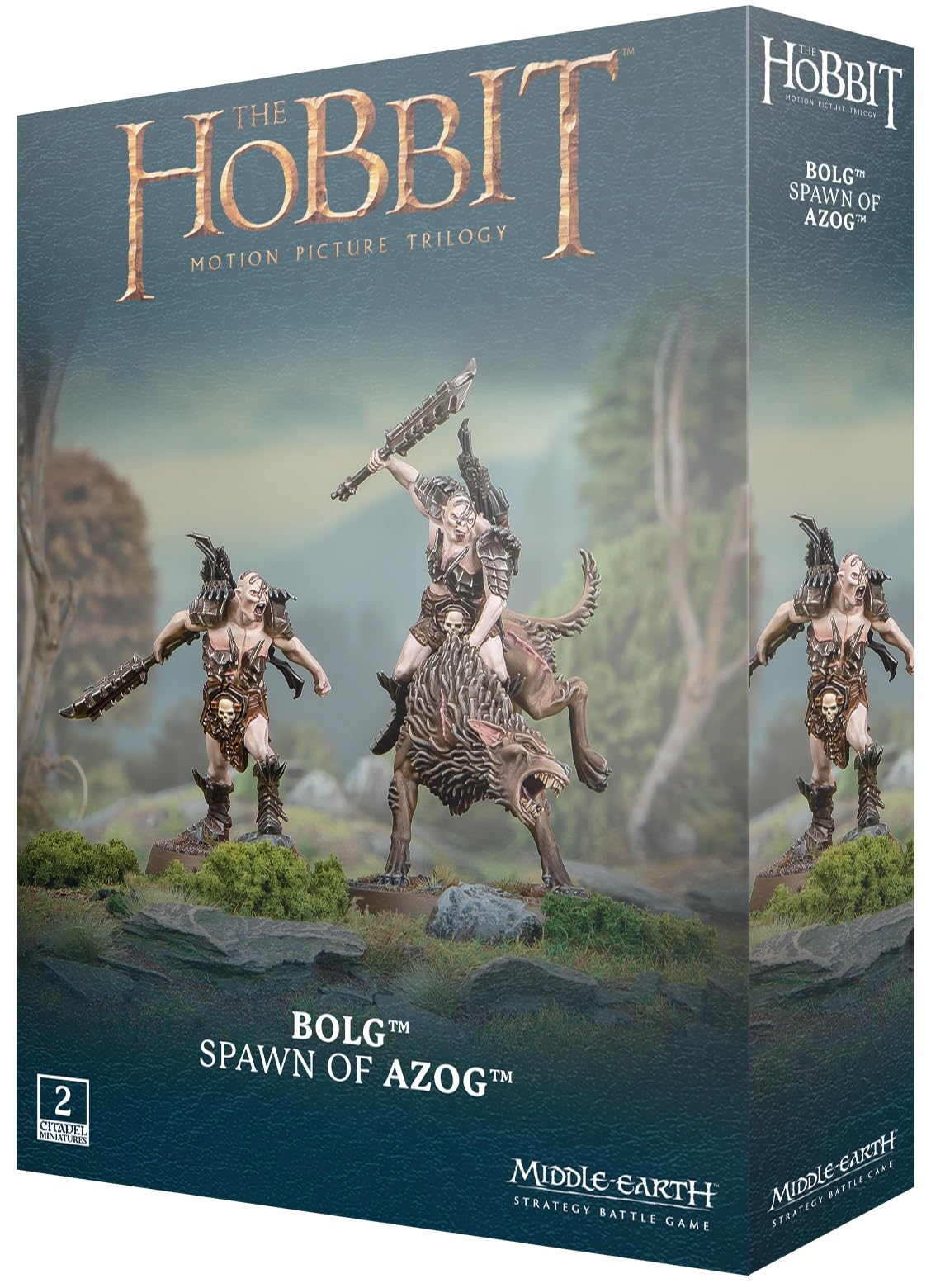 The Hobbit: Bolg Figuren-Set, 2 Stück