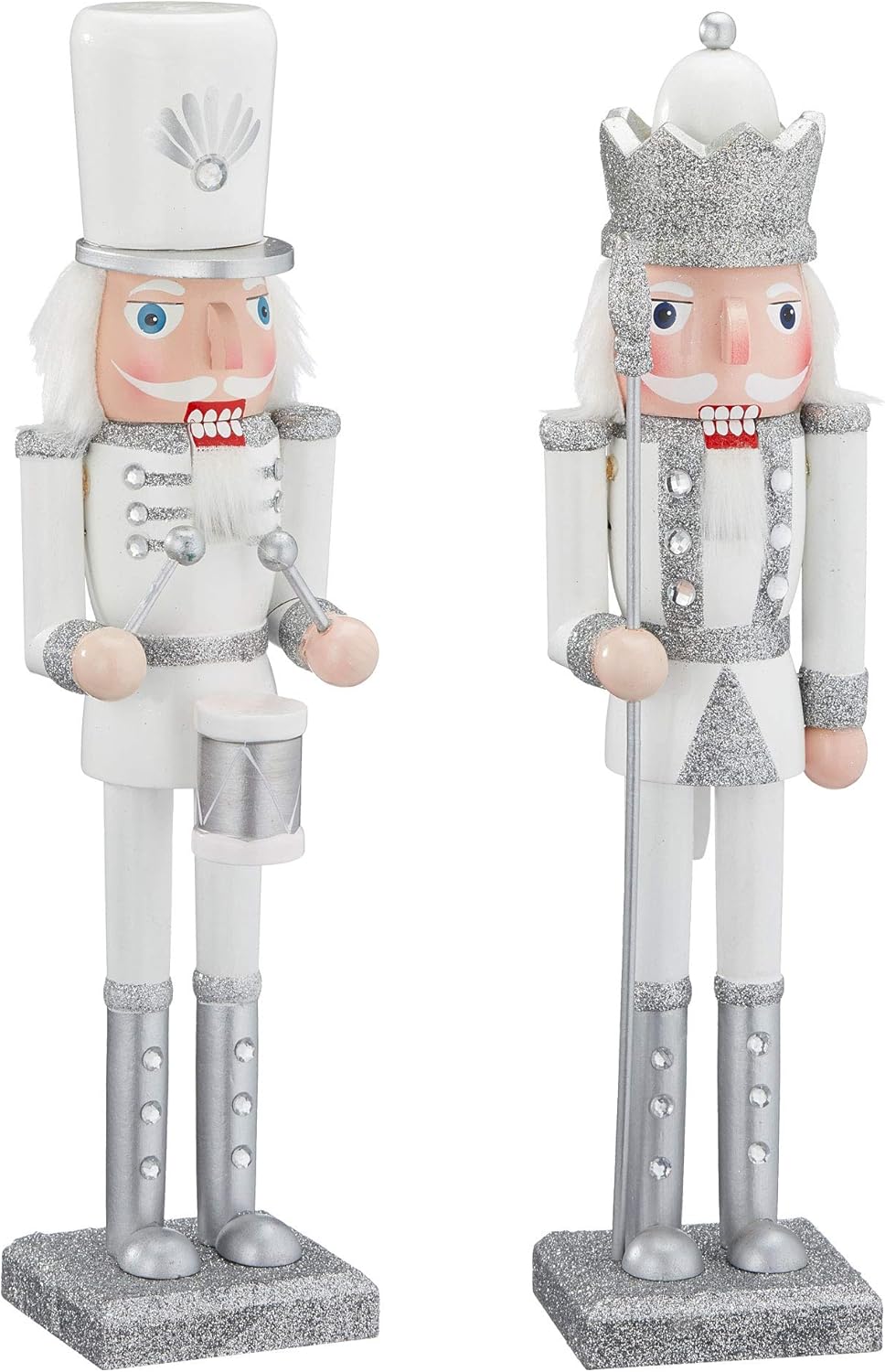 Nussknackerfiguren - König und Trommler, 1 X Nussknacker "König + Trommler" W/S 38 Cm