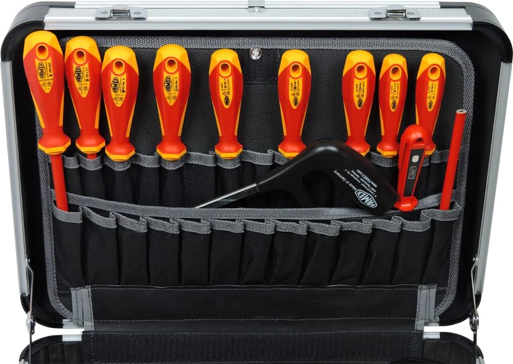 Elektriker-Werkzeugkoffer, 436-10 Elektrikerkoffer 35-tlg.