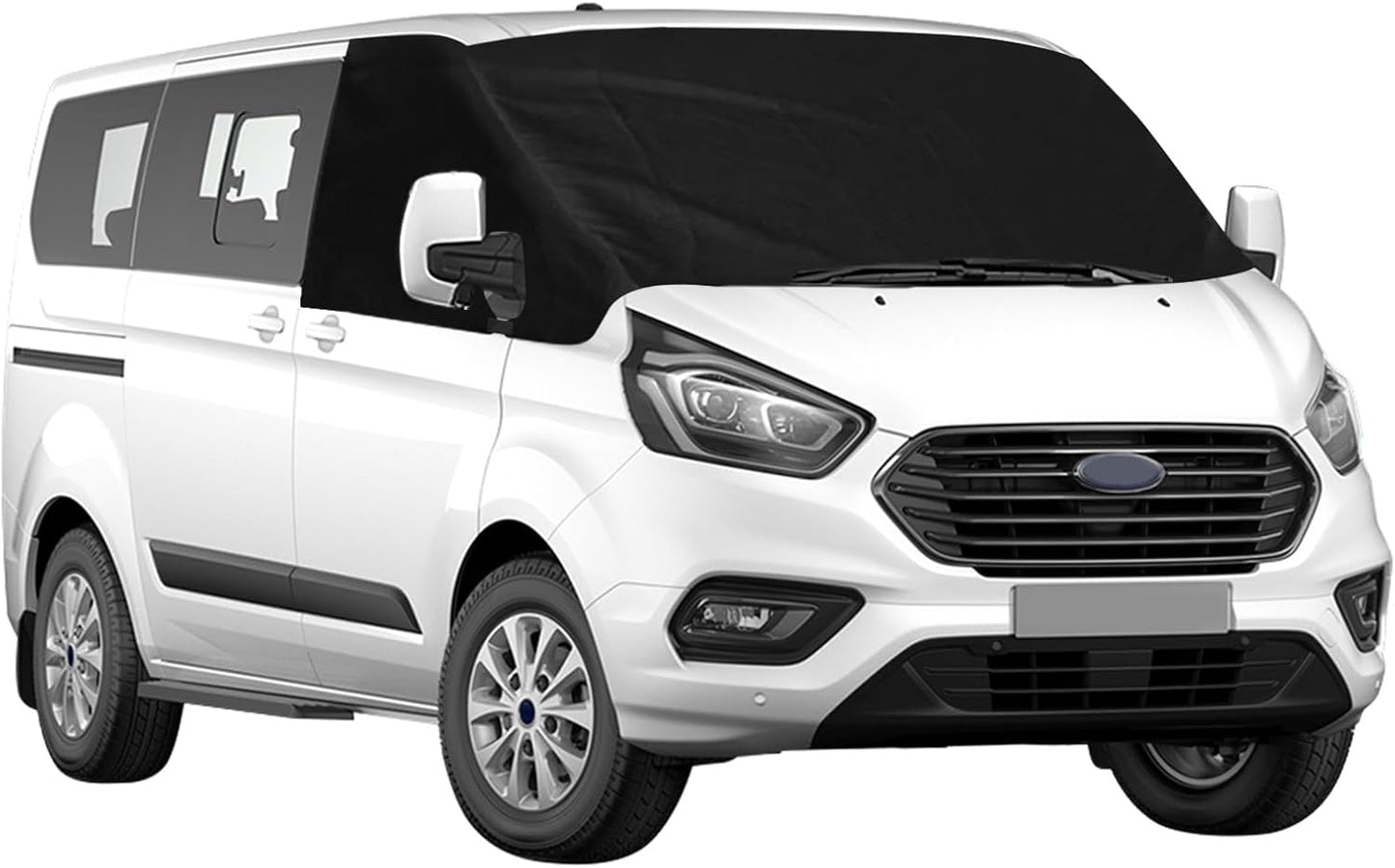Windschutzscheibenabdeckung für Ford Transit Custom, Schwarz, Massgeschneidert für Transit Custom 2012-2022