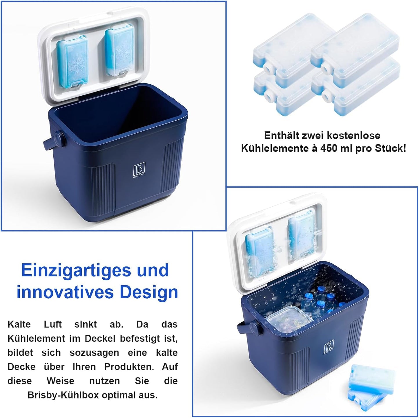 Kühlbox, 22 Liter - Blau