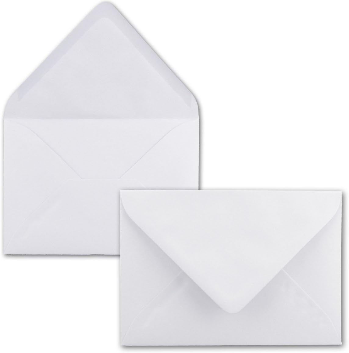 Briefumschläge DIN C6 (200 Stück), 200 Umschläge 10-Hochweiss