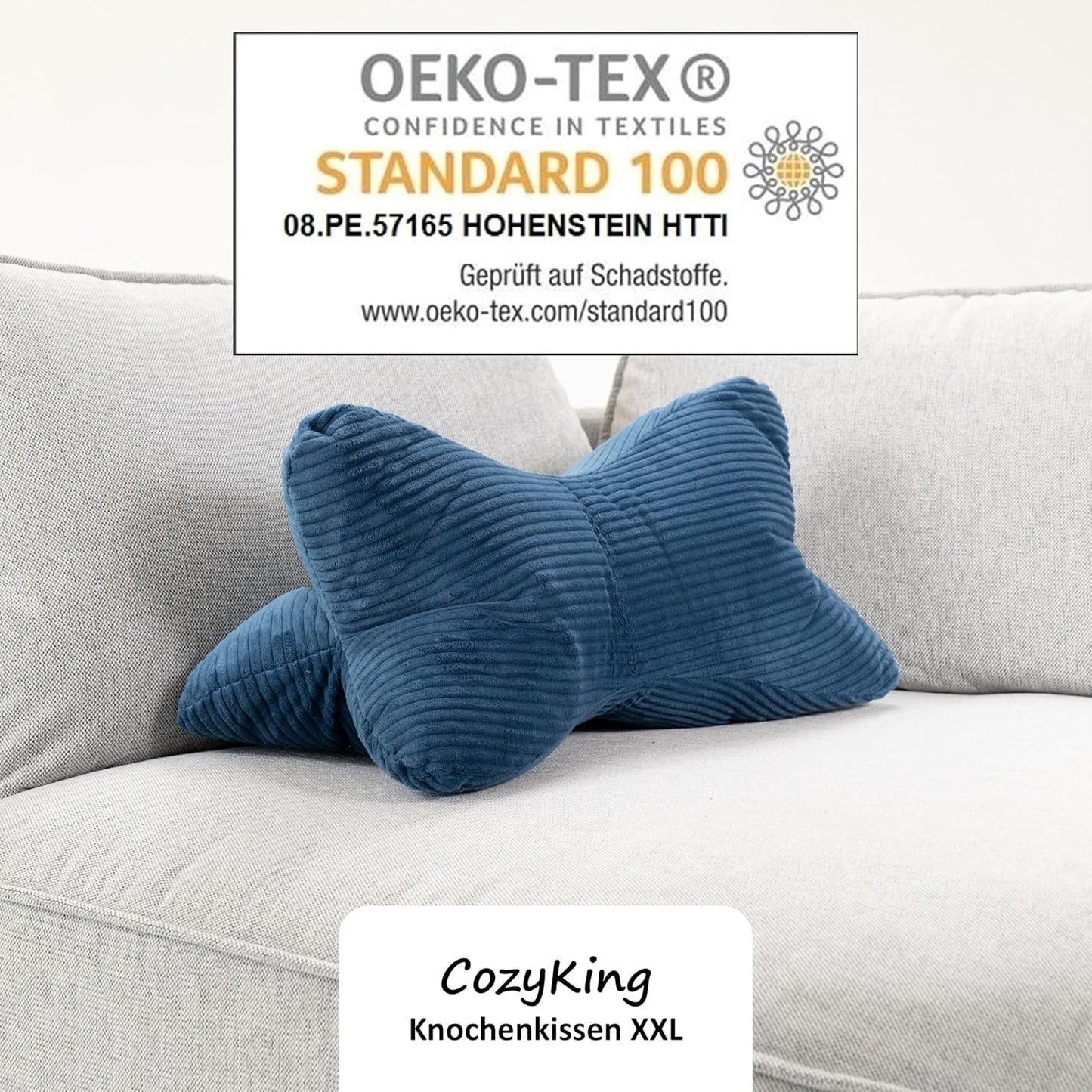 Leseknochen, Xxl Cord Blau