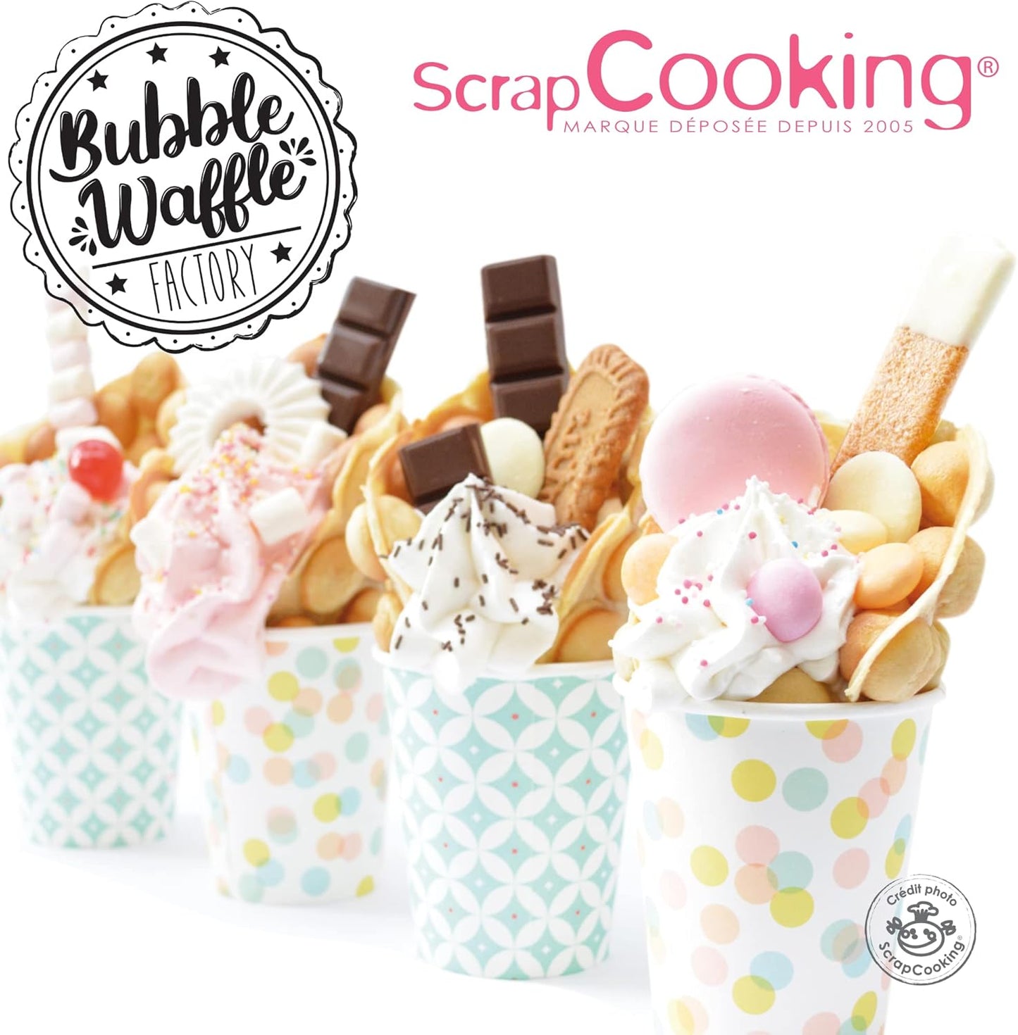 Waffeleisen für Bubble-Waffel
