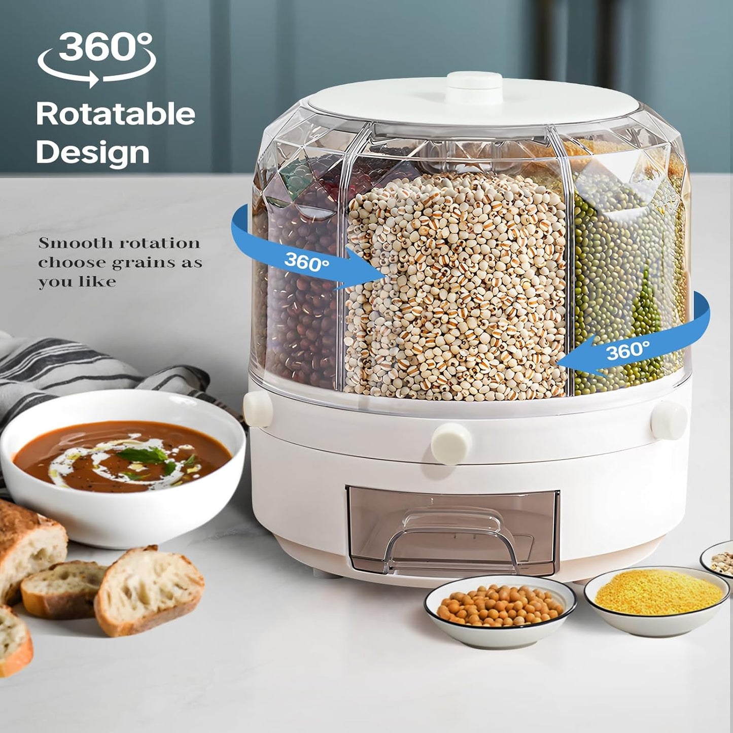 360° Drehbarer Getreidespender, M