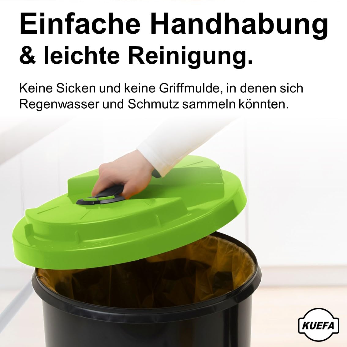 Müllsackständer, Hellgrün