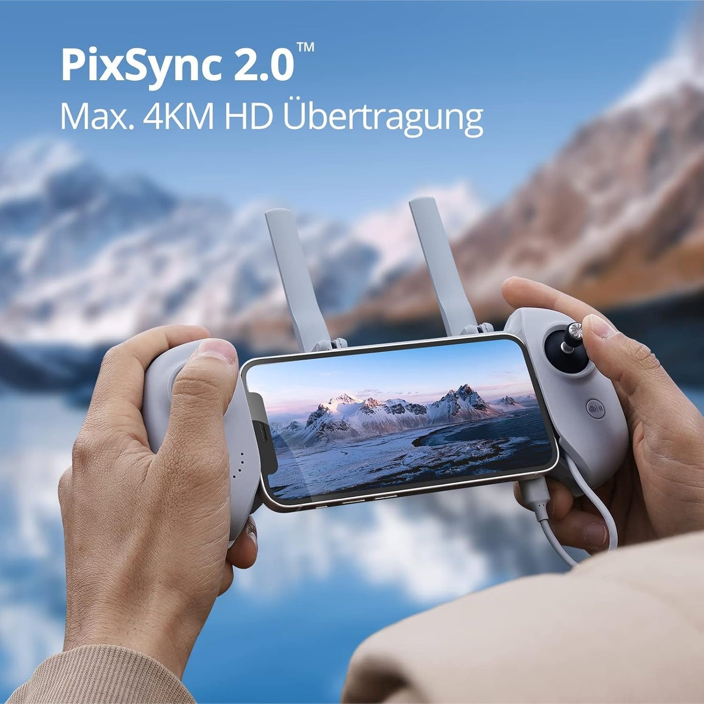 Atom Se GPS Drohne mit 4K-Kamera, ATOM SE (zwei Batterien)