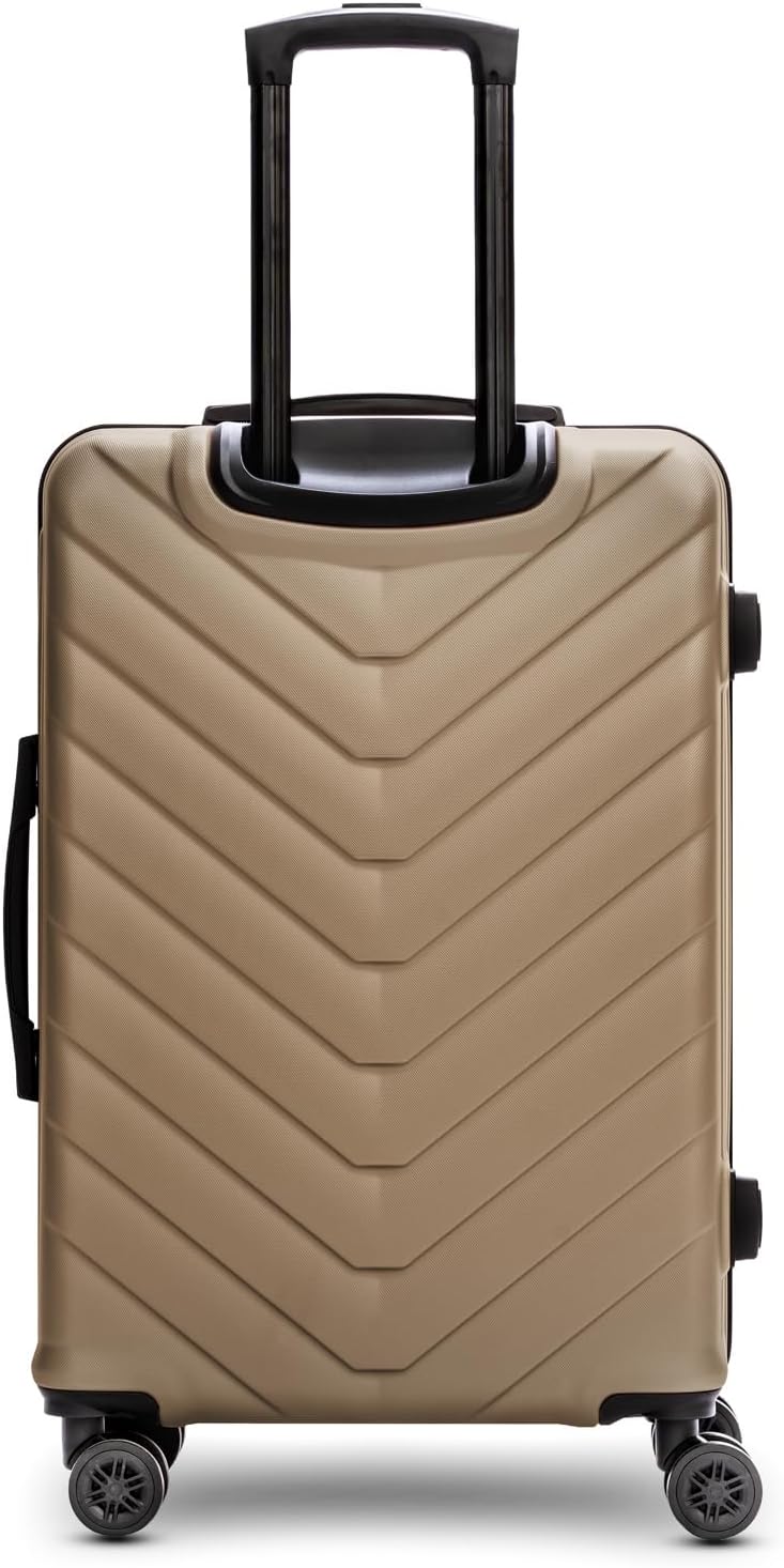 Essentials 07 - 4 Rollen Kofferset 3-teilig, Champagne Kofferset (3-teilig)