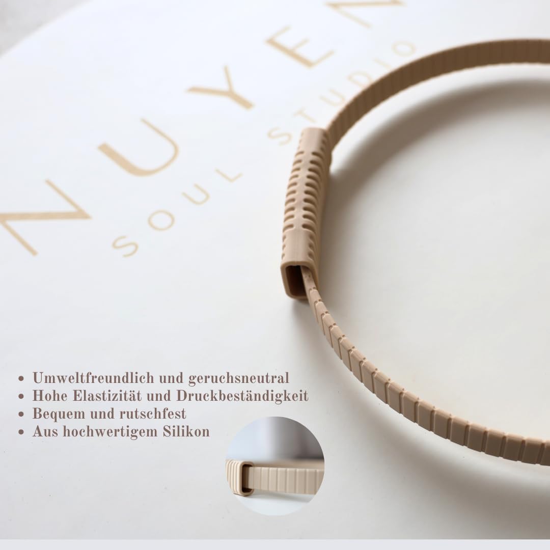 3-teiliges Pilates Set mit Ring, Ball & Booty Bänder