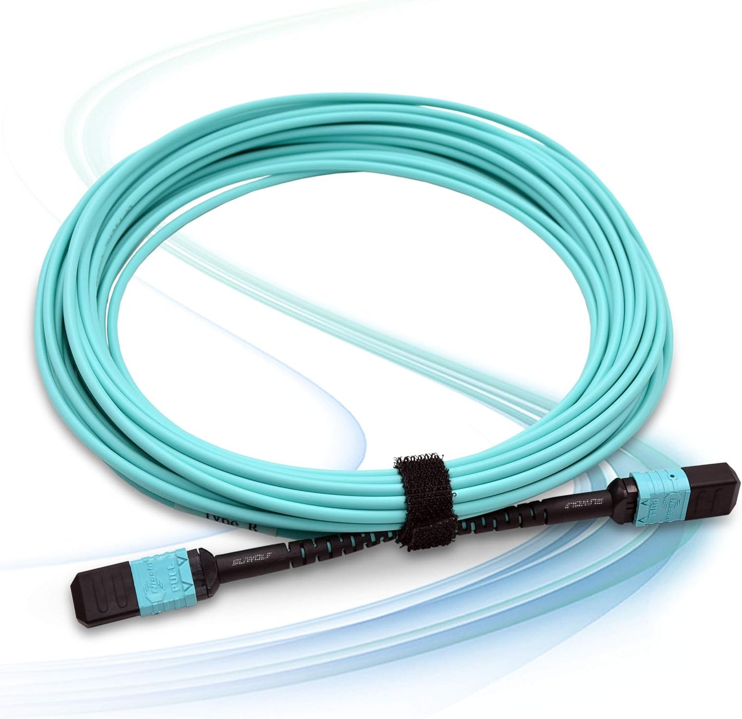MPO zu MPO LWL Patchkabel, Typ B, 10M, 12 Fasern, 10M/33FT 12 Fasern/Typ-B/OM3/LSZH