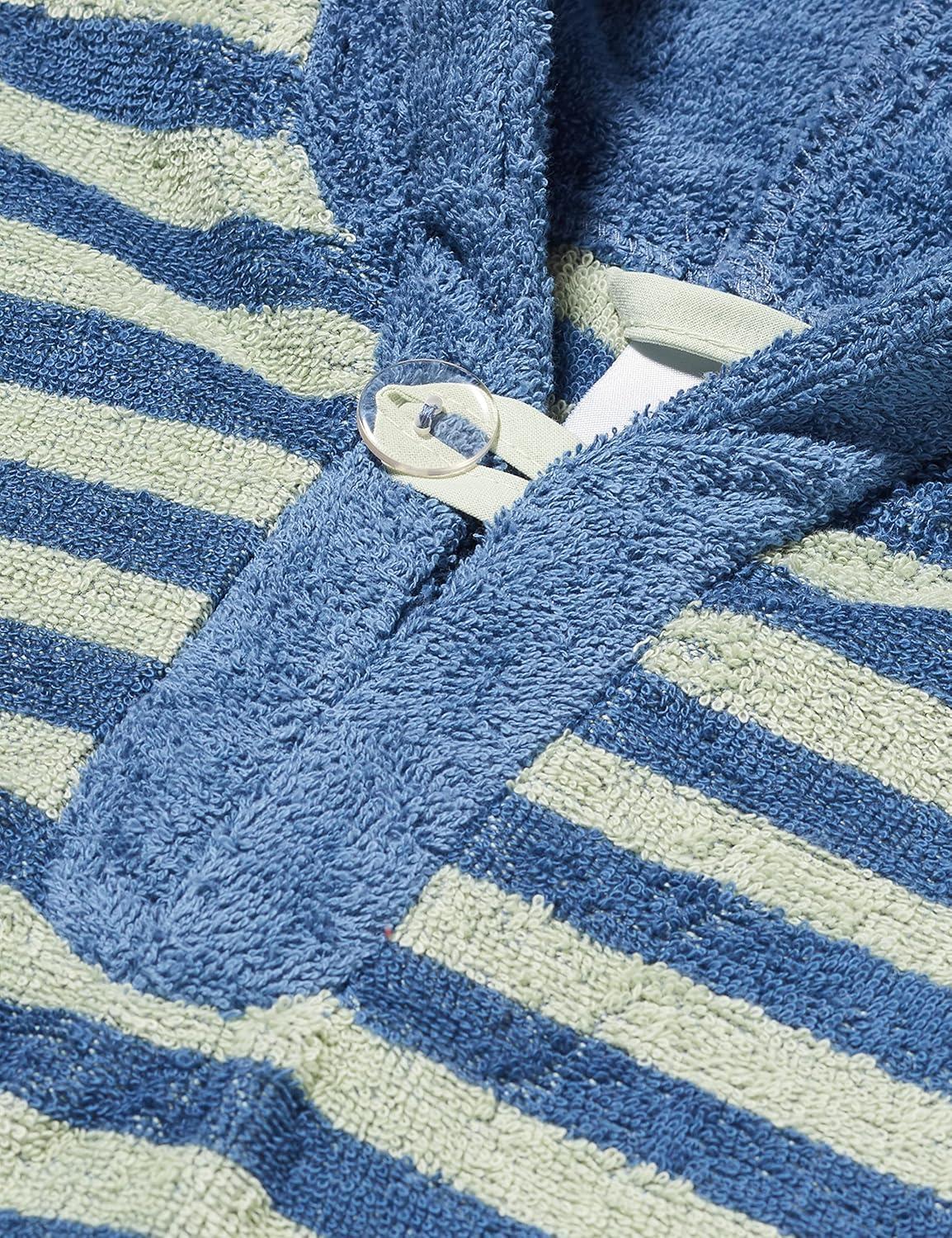 Baby Poncho Emmilius mit Kapuze, Einheitsgröße mittelblau