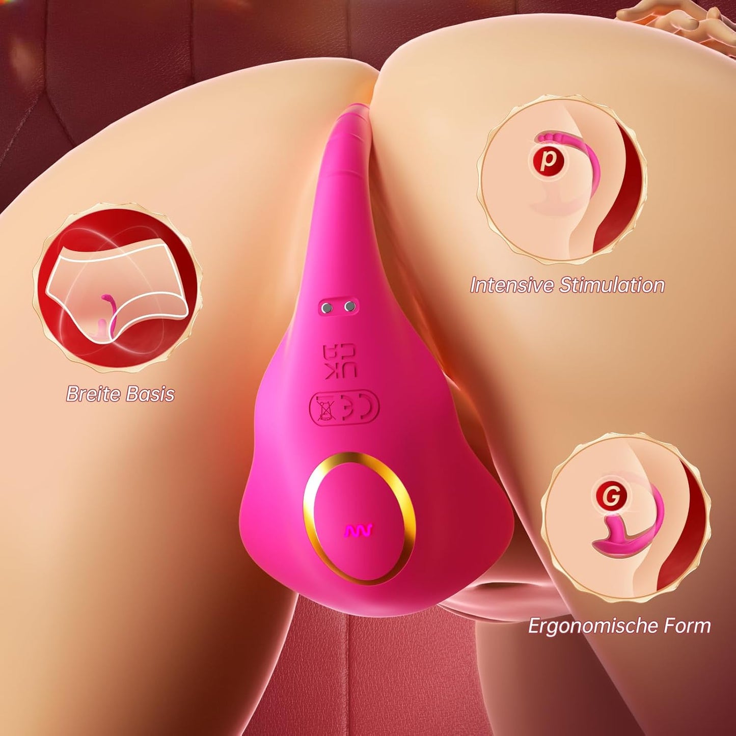 2in1 Vibrator mit App-Steuerung