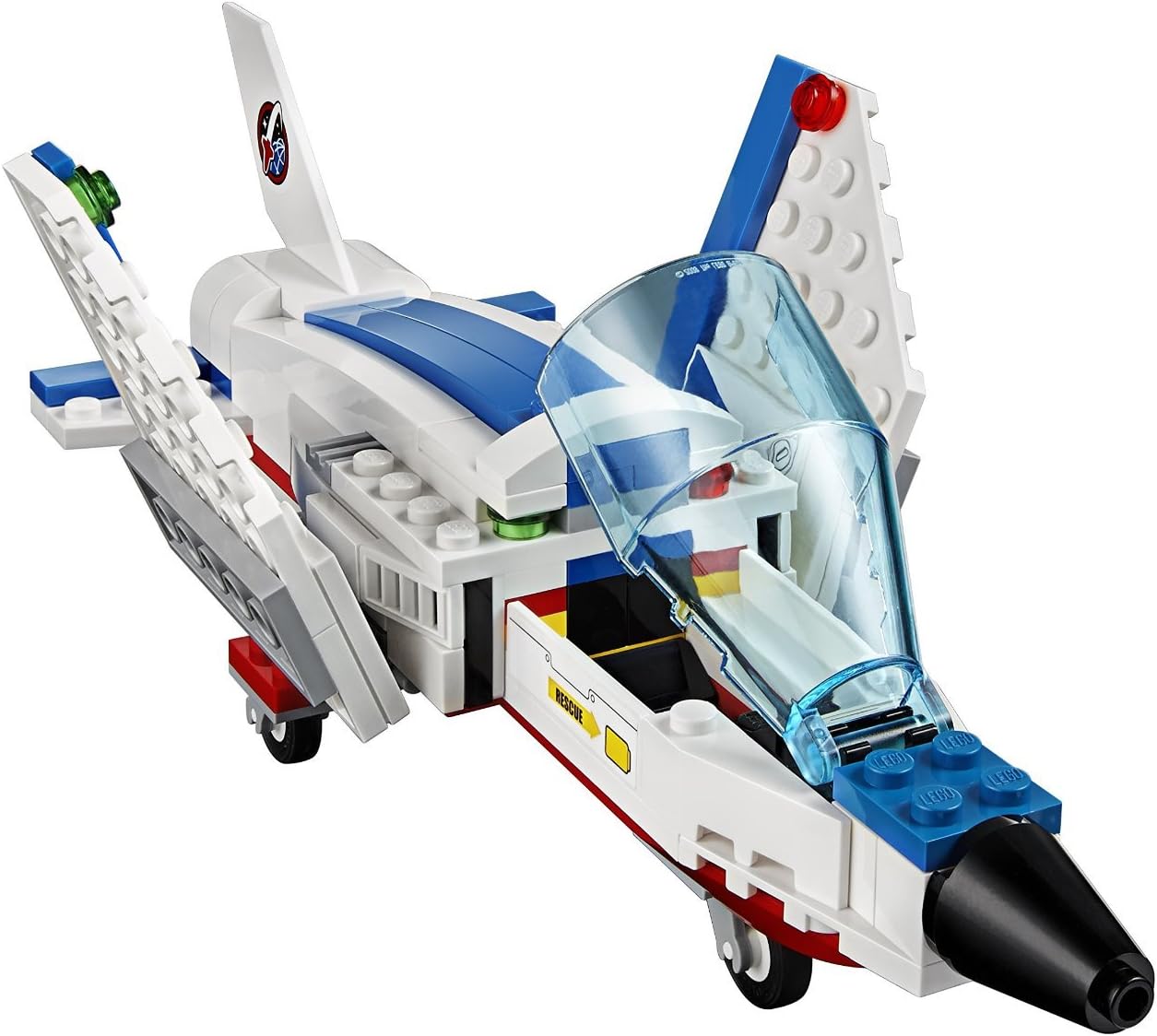 Weltraumjet mit Transporter