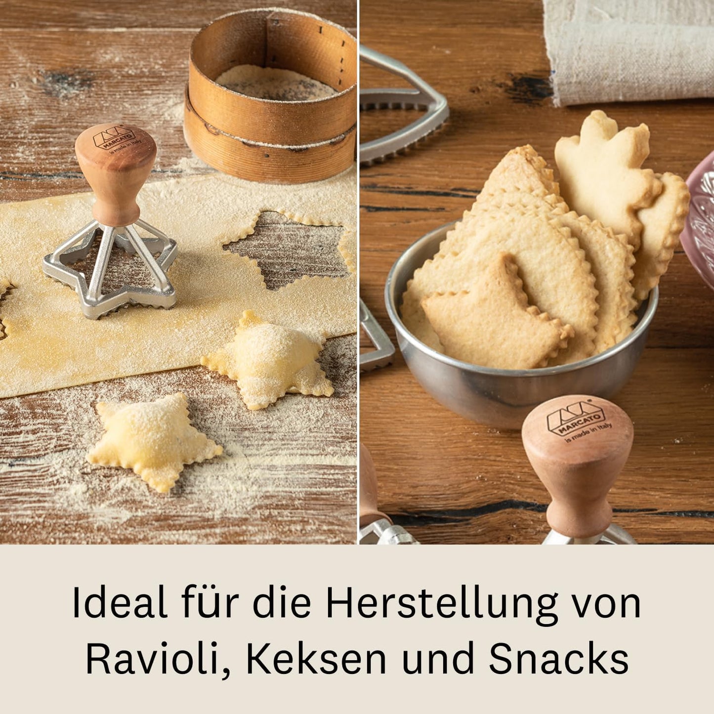 Sternförmige Ravioliform, Einzelbett 6,3 cm, Stern