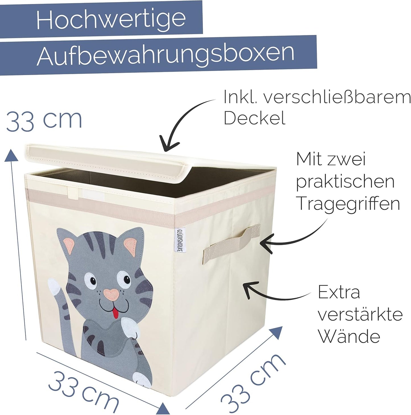 Aufbewahrungsbox mit Deckel, Molly Mietze