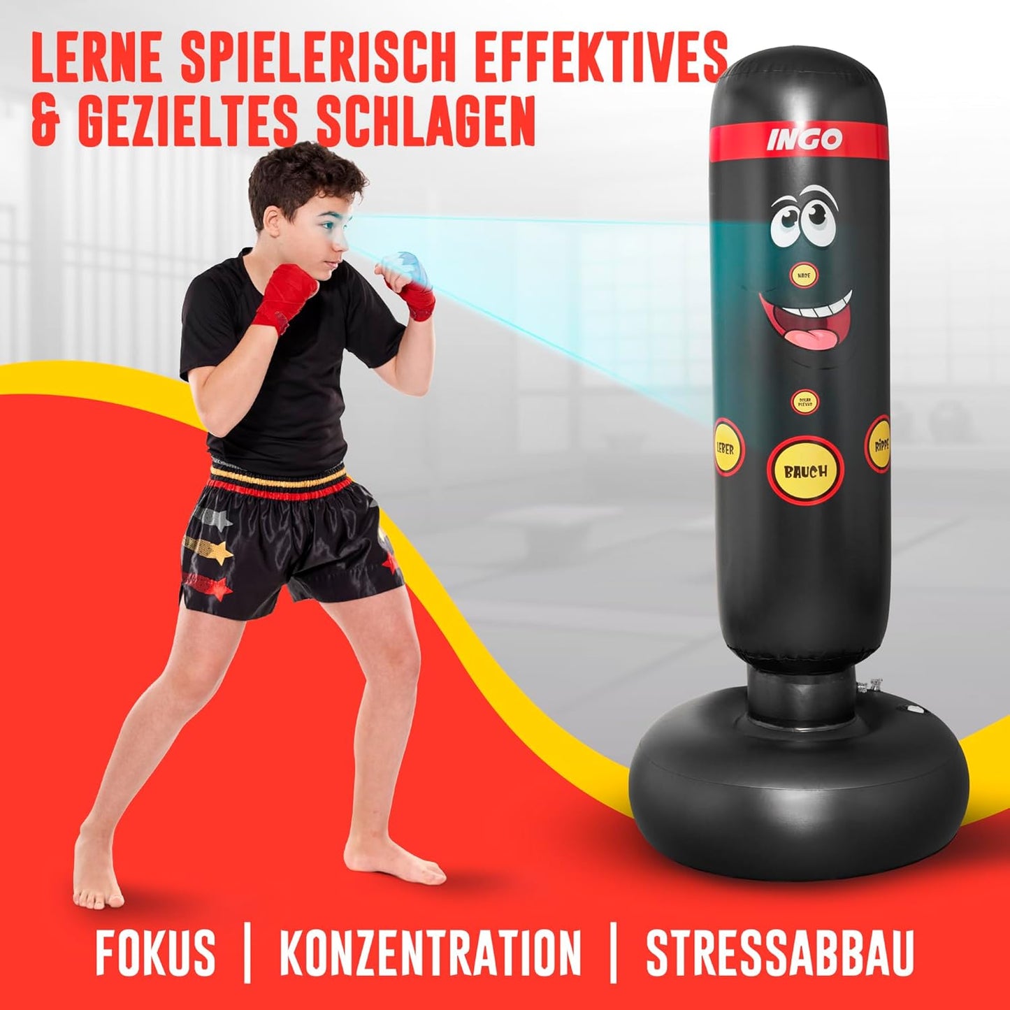 Boxsack-Set für Kinder inkl. Handschuhe