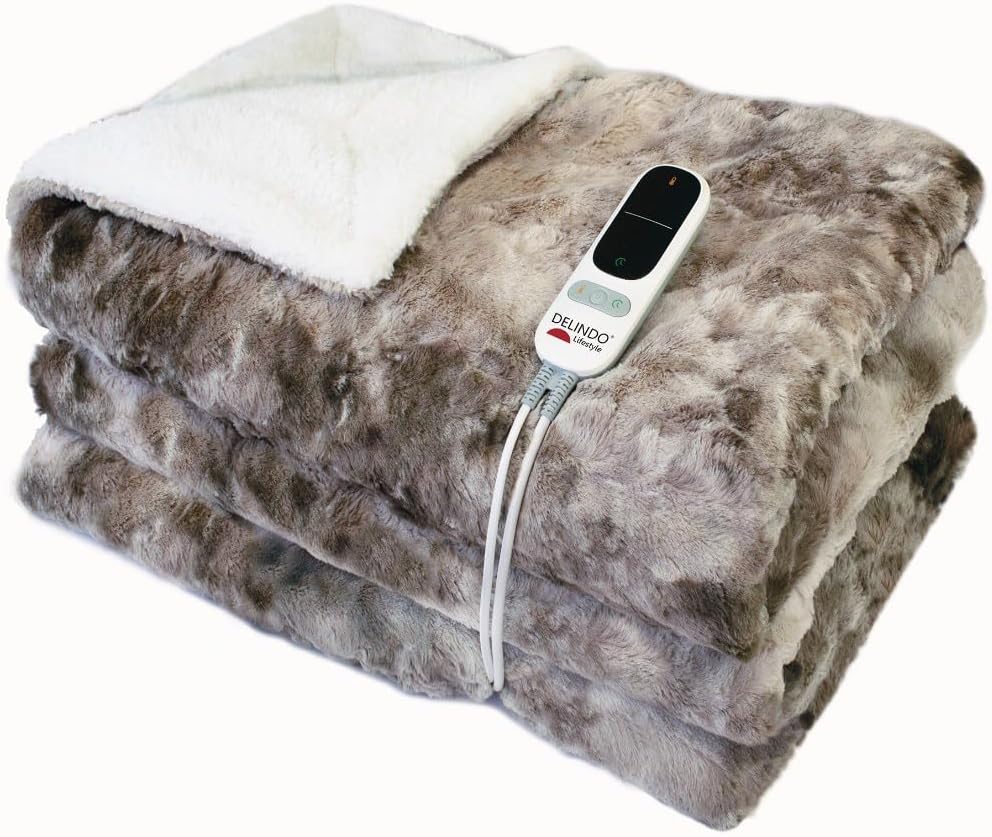 Heizdecke mit Abschaltautomatik, Beige