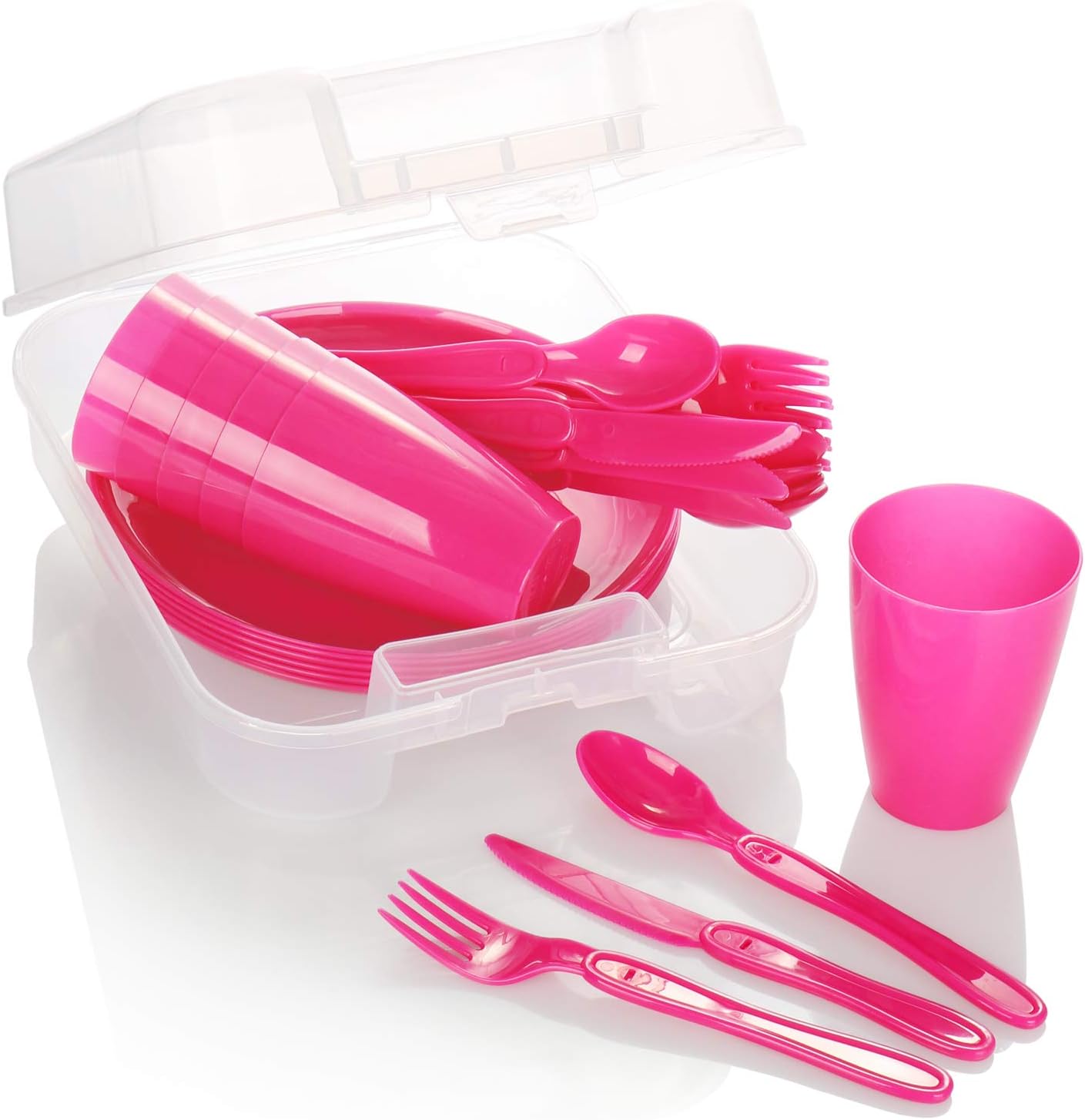 Picknick-Set mit 31 Teilen, Rosa