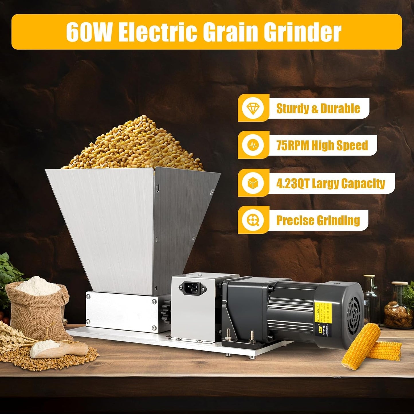 Elektrische Getreidemühle