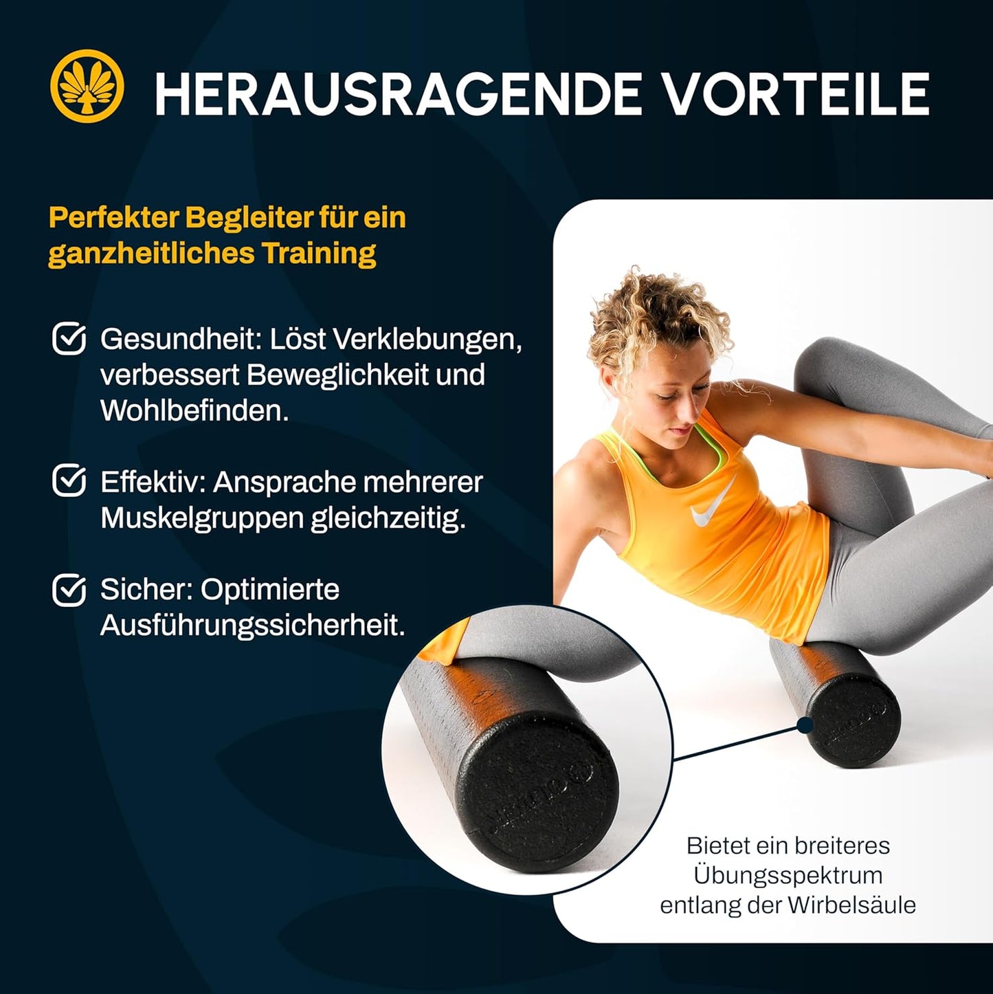 Faszienrolle Pro, 90 cm
