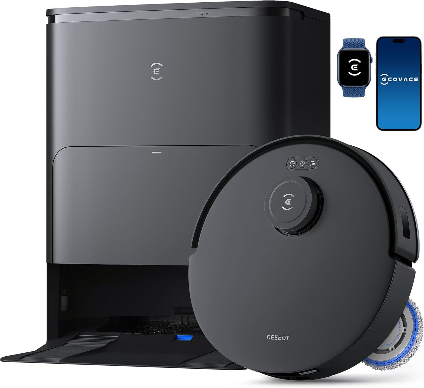 Deebot T30S Pro Saugroboter, T30s Pro Black