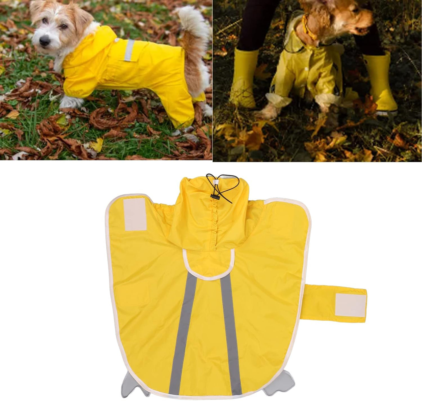 Hunde-Regenmantel im Poncho-Stil