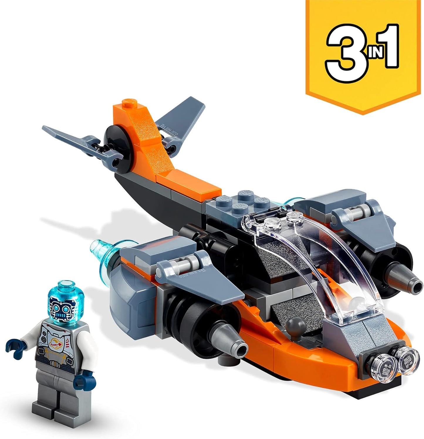 3in1 Cyber-Drohne, Single
