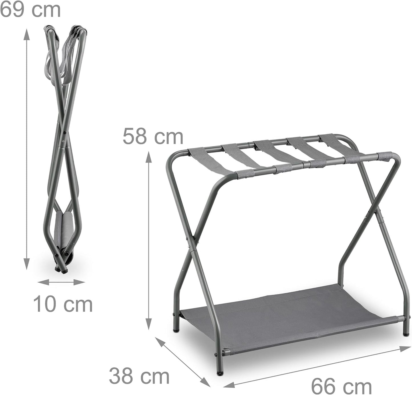 2er-Set Kofferständer, 2er Set