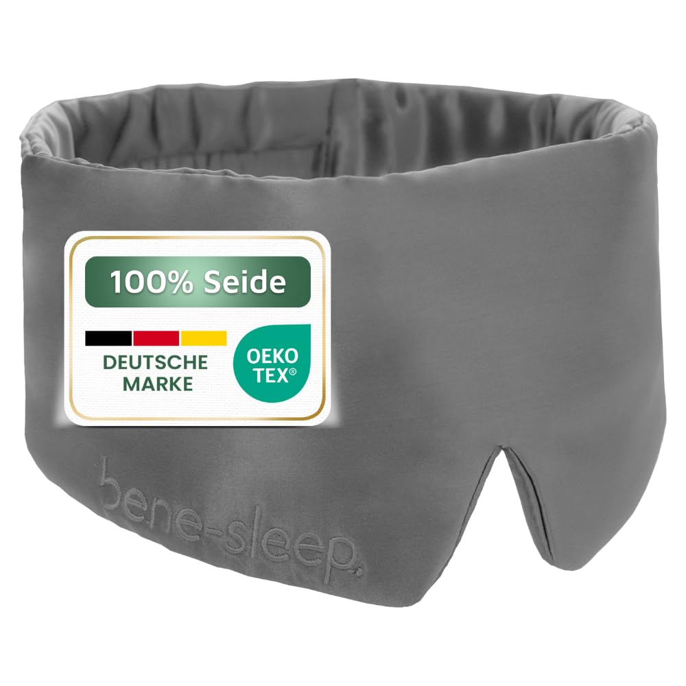 Seidenschlafmaske, Grau
