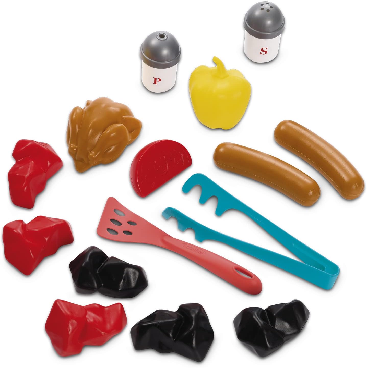 Spielzeug-Kugelgrill-Set für Kinder, Holzkohlegrill