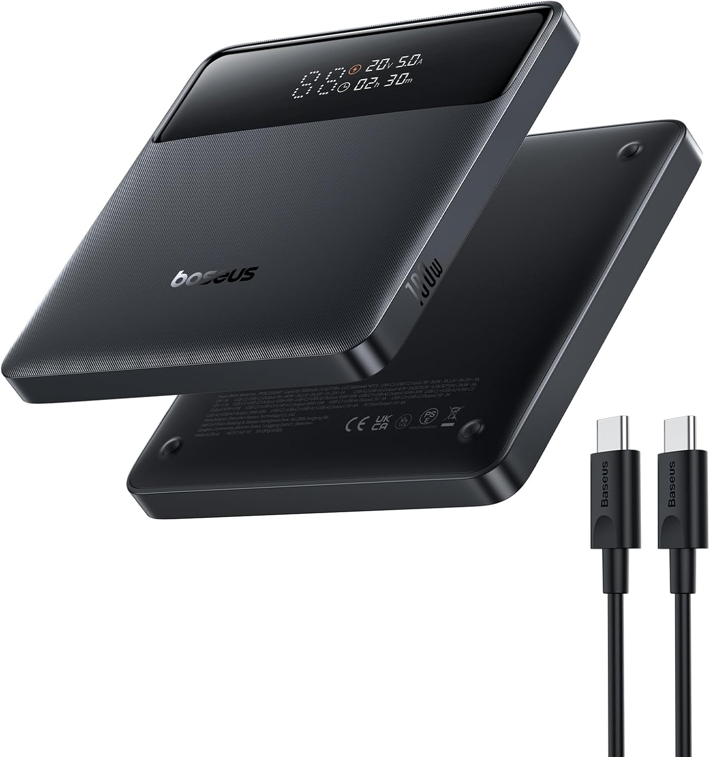 Powerbank, schwarz