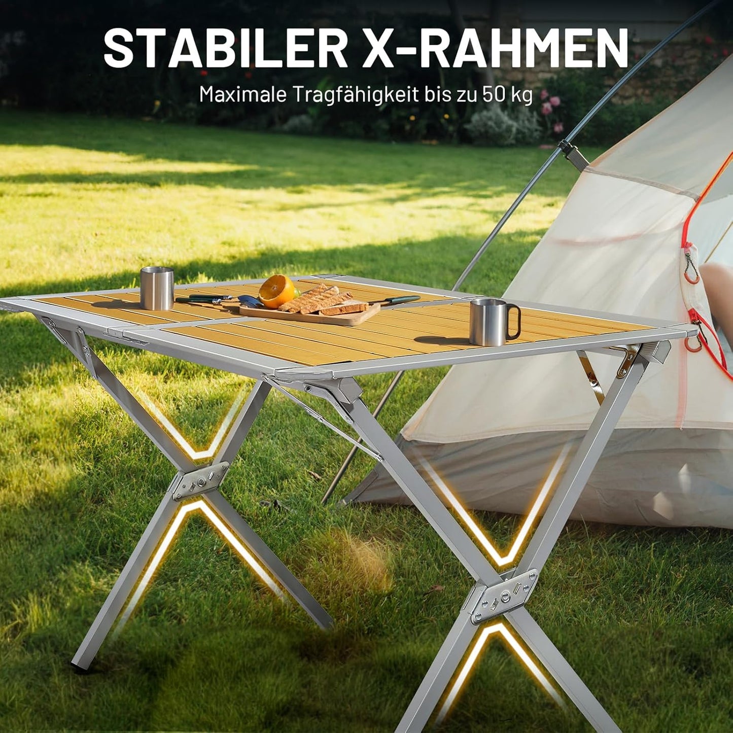 Klappbarer Campingtisch