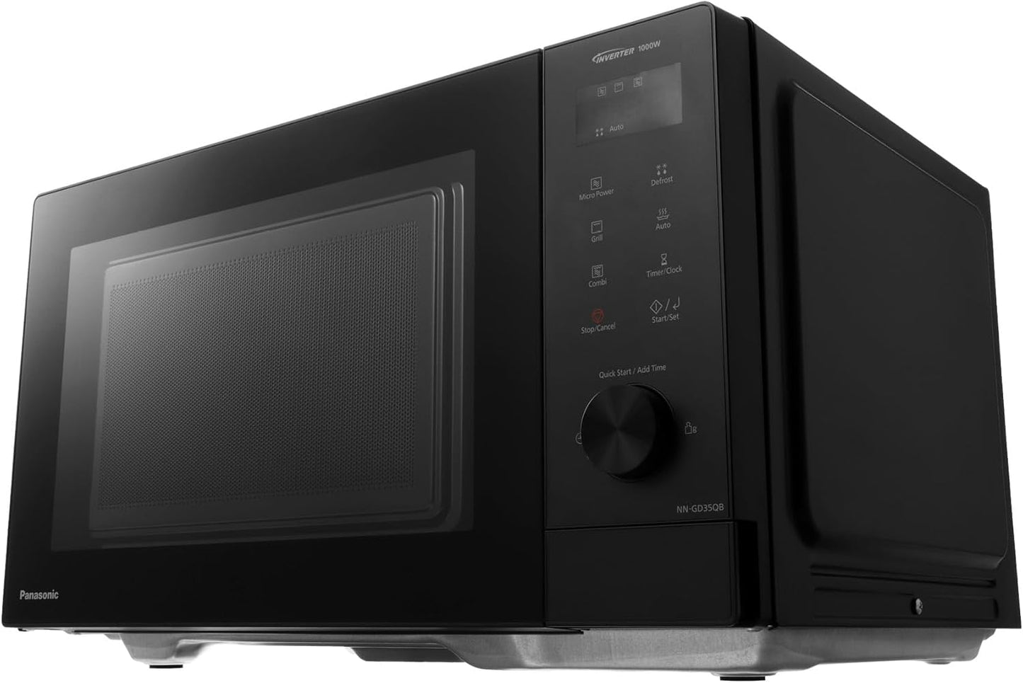 Mikrowelle NN-GD35QBEPG, ohne Dampfgarzubehör Mit Grillfunktion Schwarz