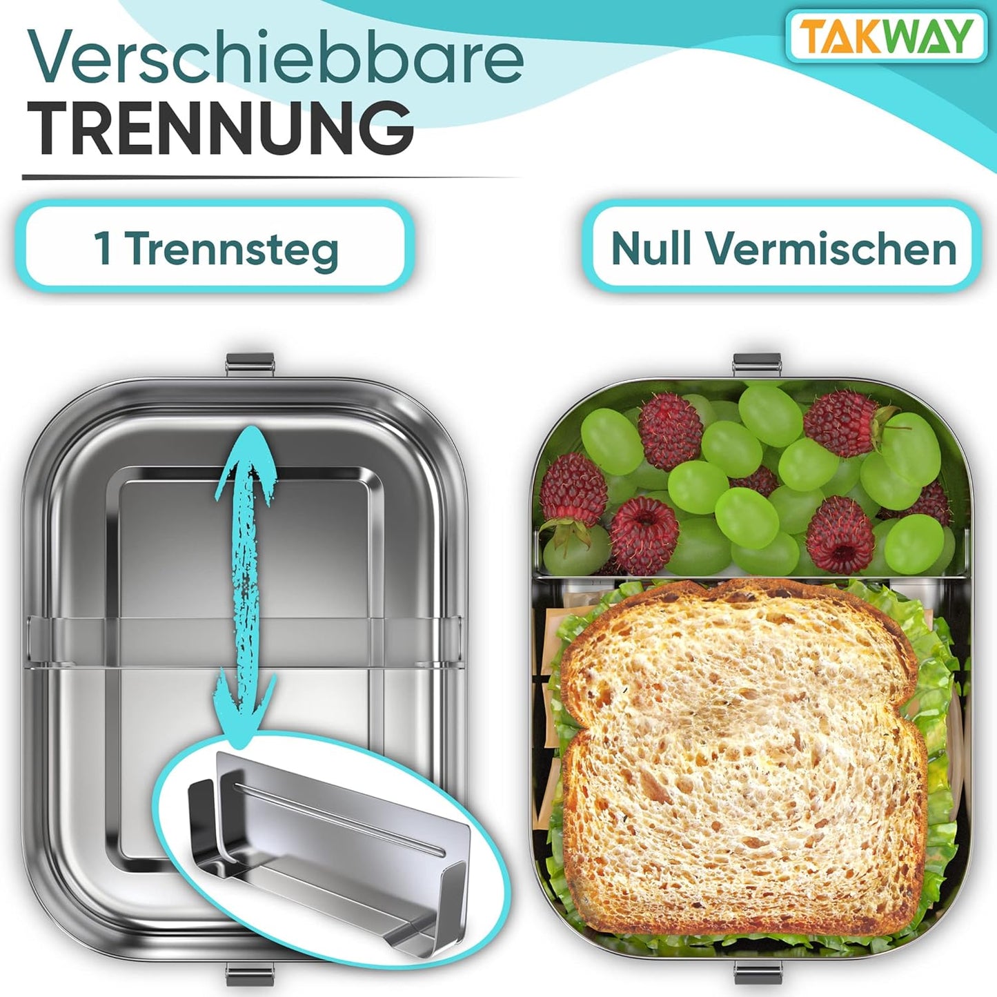 DB-02 Bento Box Brotdose, Trennsteg Fussball
